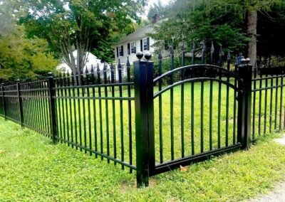 Ornamental Steel Fence Installation