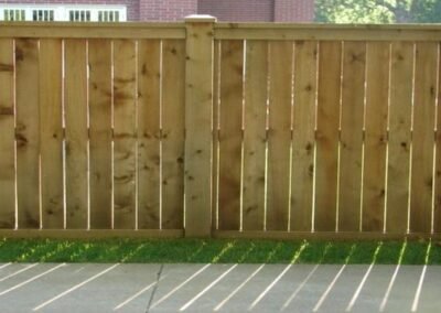 custom wood fence 13