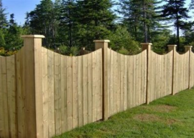 custom wood fence 13
