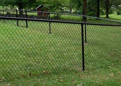 Black chain link fence Clayton NC
