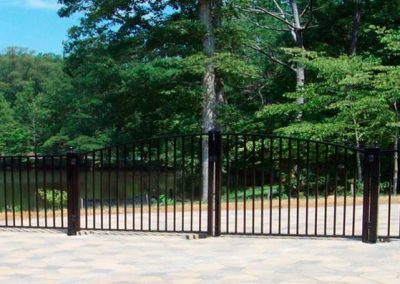 Controlled Access Electric Aluminum Driveway Gate in Raleigh NC