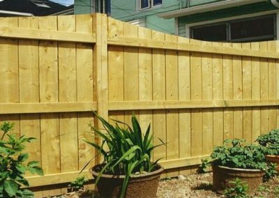 Custom Designed Wooden Fence in Raleigh NC